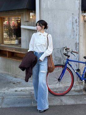 ma凜さん（レディース・161cm）の春コーディネート