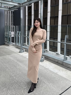 「アイテム（ブーツ）」を使った、ma凜さん（レディース・161cm）の春コーディネート