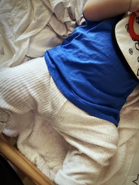 「PETIT BATEAU（プチバトー）のアイテム（パンツ）」を使った、etosan20241さん（キッズ・70cm）の夏コーディネート