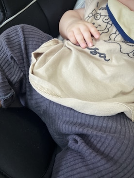 「PETIT BATEAU（プチバトー）のアイテム（パンツ）」を使った、etosan20241さん（キッズ・70cm）の夏コーディネート