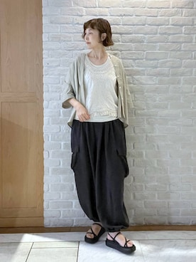 Rieさん(レディース・168cm)の夏コーディネート