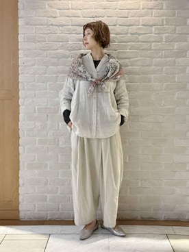 「studio CLIP（スタディオクリップ）のアイテム」を使った、Rieさん（レディース・168cm）の春コーディネート