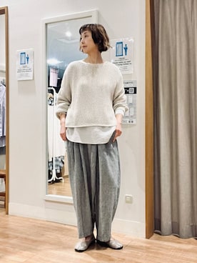 Rieさん（レディース・168cm）の冬コーディネート