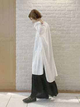 「studio CLIP（スタディオクリップ）のアイテム」を使った、Rieさん（レディース・168cm）の春コーディネート