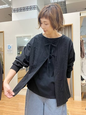 「studio CLIP（スタディオクリップ）のアイテム」を使った、Rieさん（レディース・168cm）の春コーディネート