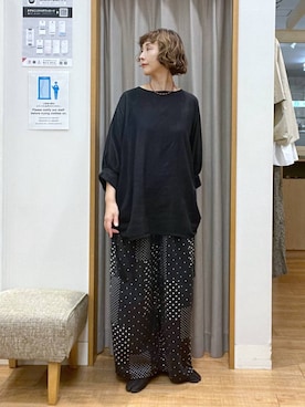 「studio CLIP（スタディオクリップ）のアイテム」を使った、Rieさん（レディース・168cm）の夏コーディネート