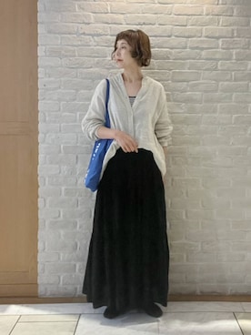 「studio CLIP（スタディオクリップ）のアイテム」を使った、Rieさん（レディース・168cm）の春コーディネート