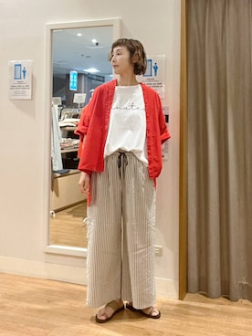 Rieさん（レディース・168cm）の春コーディネート