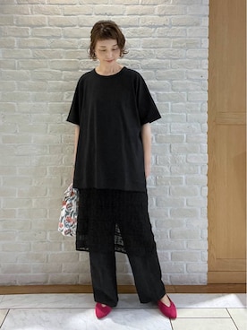 Rieさん(レディース・168cm)の春コーディネート