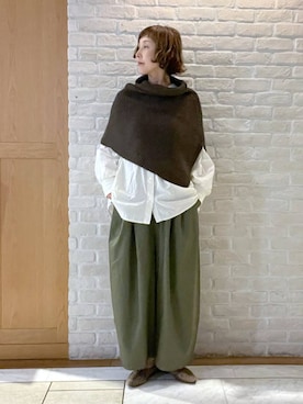 「studio CLIP（スタディオクリップ）のアイテム」を使った、Rieさん（レディース・168cm）の秋コーディネート