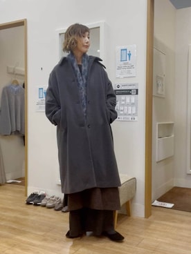 「アイテム（テーラードジャケット）」を使った、Rieさん（レディース・168cm・40代）の冬コーディネート