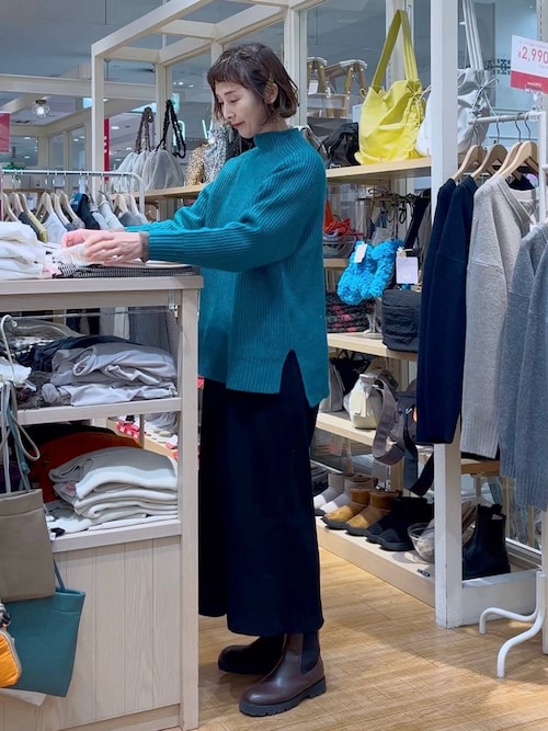 AP STUDIO ベージュ リブニットケープ　 フリーサイズ　完売品 2WAYケープスタイルニット - SOÉJU online store｜上質な大人の
