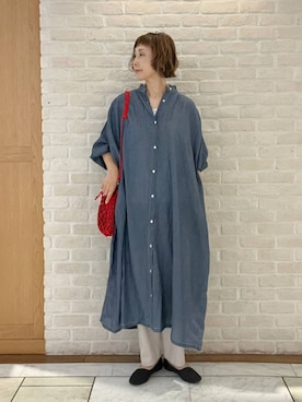 「studio CLIP（スタディオクリップ）のアイテム」を使った、Rieさん（レディース・168cm）の春コーディネート