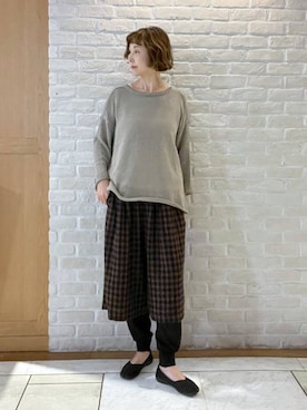 「studio CLIP（スタディオクリップ）のアイテム」を使った、Rieさん（レディース・168cm）の夏コーディネート