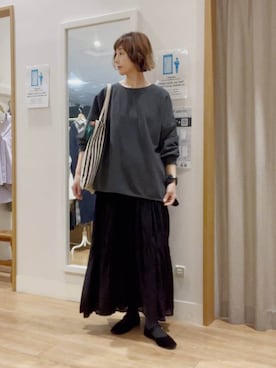 「studio CLIP（スタディオクリップ）のアイテム」を使った、Rieさん（レディース・168cm）の冬コーディネート