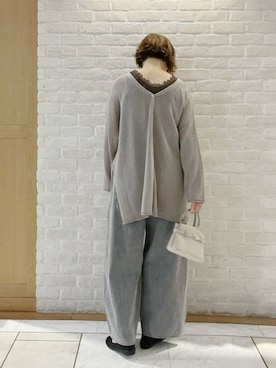 「studio CLIP（スタディオクリップ）のアイテム」を使った、Rieさん（レディース・168cm）の春コーディネート