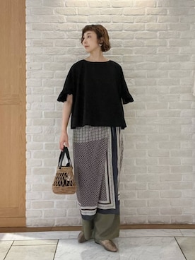 Rieさん（レディース・168cm）の春コーディネート