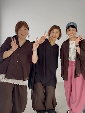 「studio CLIP（スタディオクリップ）のアイテム」を使った、Rieさん（レディース・168cm）の夏コーディネート