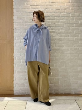 「studio CLIP（スタディオクリップ）のアイテム」を使った、Rieさん（レディース・168cm）の春コーディネート