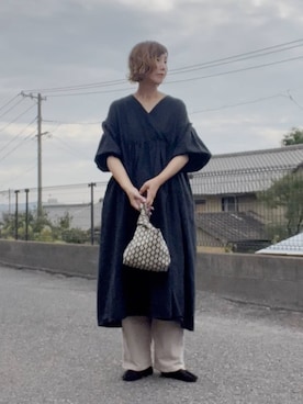 「アイテム（パンツ）」を使った、Rieさん（レディース・168cm・40代）の秋コーディネート