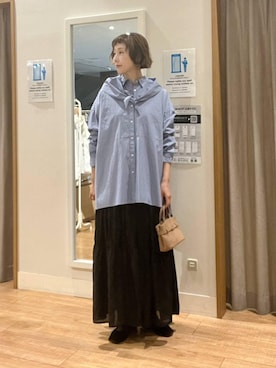 Rieさん（レディース・168cm）の春コーディネート