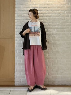 Rieさん(レディース・168cm)の夏コーディネート