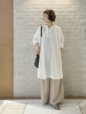 「studio CLIP（スタディオクリップ）のアイテム」を使った、Rieさん（レディース・168cm）の春コーディネート