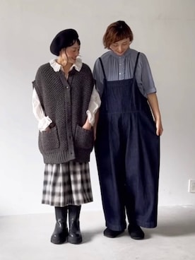 「studio CLIP（スタディオクリップ）のアイテム」を使った、Rieさん（レディース・168cm）の夏コーディネート