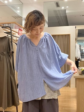 「studio CLIP（スタディオクリップ）のアイテム」を使った、Rieさん（レディース・168cm）の夏コーディネート