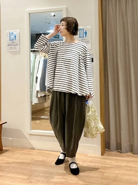 Rieさん（レディース・168cm）の春コーディネート