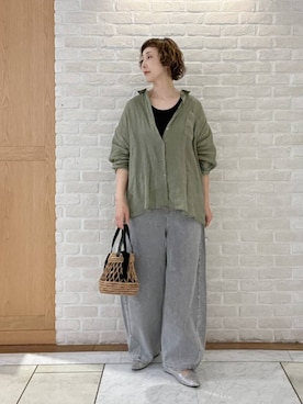 Rieさん（レディース・168cm）の春コーディネート