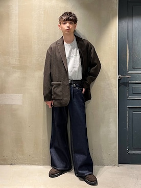 「アイテム（テーラードジャケット）」を使った、nr1218さん（メンズ・167cm・20代）の秋コーディネート
