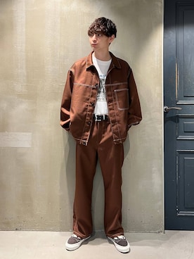 「アイテム（ブルゾン）」を使った、nr1218さん（メンズ・167cm・20代）の夏コーディネート
