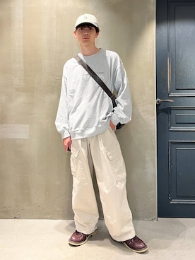 「RAGEBLUE（レイジブルー）のアイテム（カーゴパンツ）」を使った、nr1218さん（メンズ・167cm）の秋コーディネート