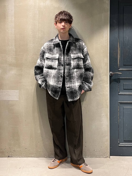 セール】SHAGGY CHECK CPO JACKET / シャギーチェックジャケット