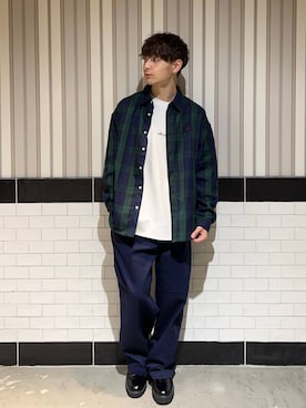 「POLO BCS（ポロ ビーシーエス）のアイテム」を使った、nr1218さん（メンズ・167cm）の秋コーディネート