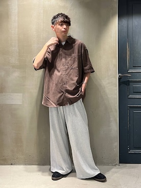 「アイテム（スウェットパンツ）」を使った、nr1218さん（メンズ・167cm・20代）の夏コーディネート