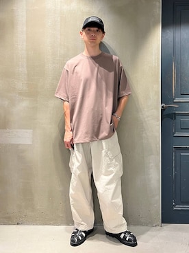 「アイテム（キャップ）」を使った、nr1218さん（メンズ・167cm・20代）の夏コーディネート