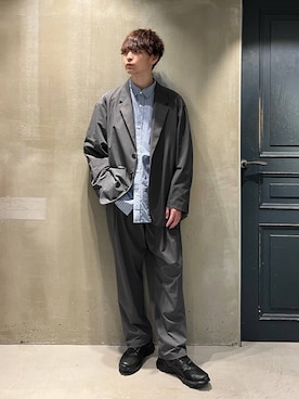 「アイテム（テーラードジャケット）」を使った、nr1218さん（メンズ・167cm・20代）の夏コーディネート
