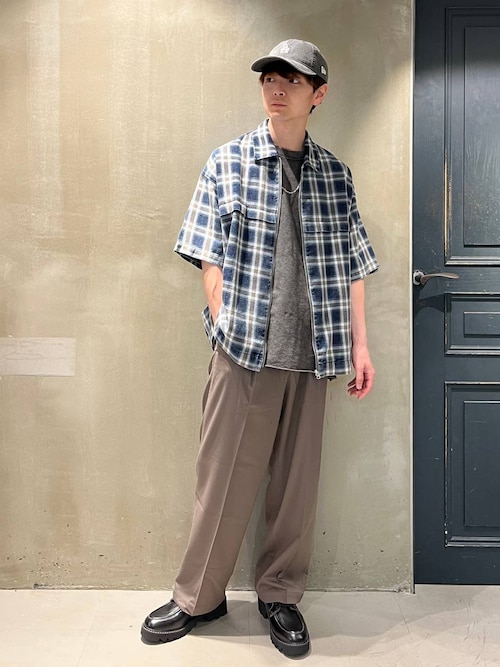 セール】ディープワンタック/ワイドテーパードスラックス【WEB限定