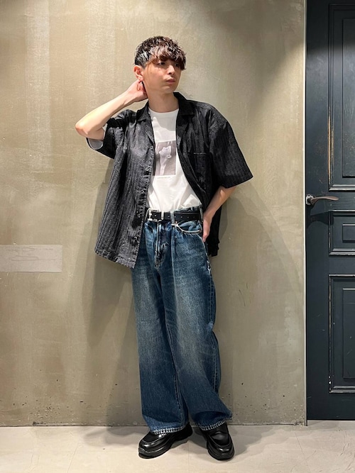 ＜接触冷感機能付き＞【HIGH COOL/ハイクール】モノクロフォトTシャツ