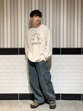 「アイテム（スウェット）」を使った、nr1218さん（メンズ・167cm・20代）の秋コーディネート
