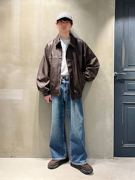 「RAGEBLUE（レイジブルー）のアイテム（ジャケット/アウター）」を使った、nr1218さん（メンズ・167cm）の秋コーディネート