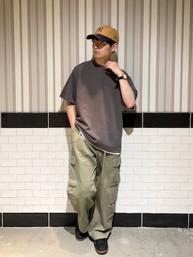 「アイテム（キャップ）」を使った、nr1218さん（メンズ・167cm・20代）の夏コーディネート