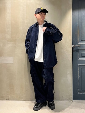 「RAGEBLUE（レイジブルー）のアイテム（Tシャツ/カットソー）」を使った、nr1218さん（メンズ・167cm）の秋コーディネート