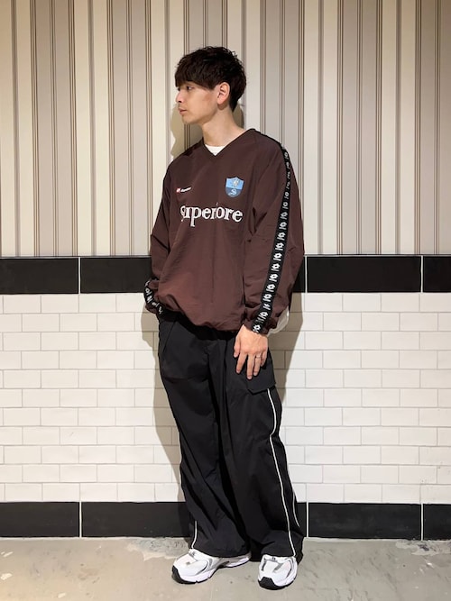 セール】【LOTTO/ロット】ナイロン/Vネックスポーティプルオーバー（T