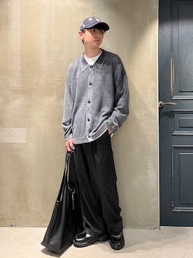 「アイテム（カーディガン/ボレロ）」を使った、nr1218さん（メンズ・167cm・20代）の夏コーディネート