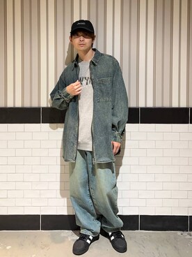 「アイテム（スウェット）」を使った、nr1218さん（メンズ・167cm・20代）の秋コーディネート