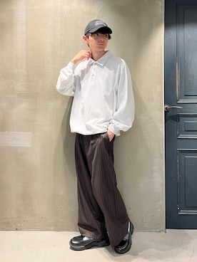 「RAGEBLUE（レイジブルー）のアイテム（帽子）」を使った、nr1218さん（メンズ・167cm）の秋コーディネート