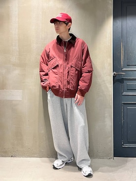 「アイテム（スウェットパンツ）」を使った、nr1218さん（メンズ・167cm・20代）の秋コーディネート